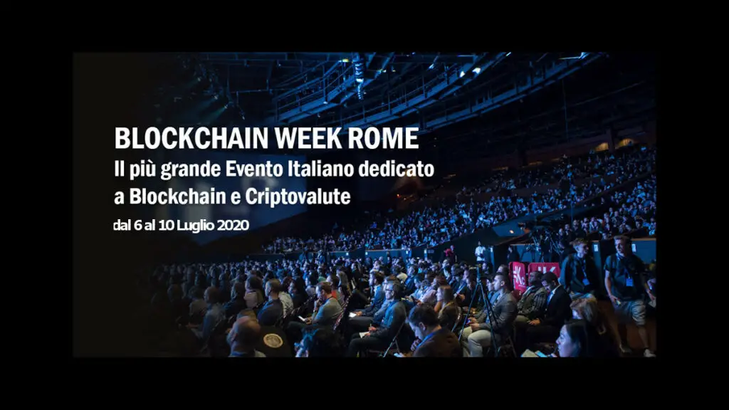 blockchain week rome 2020