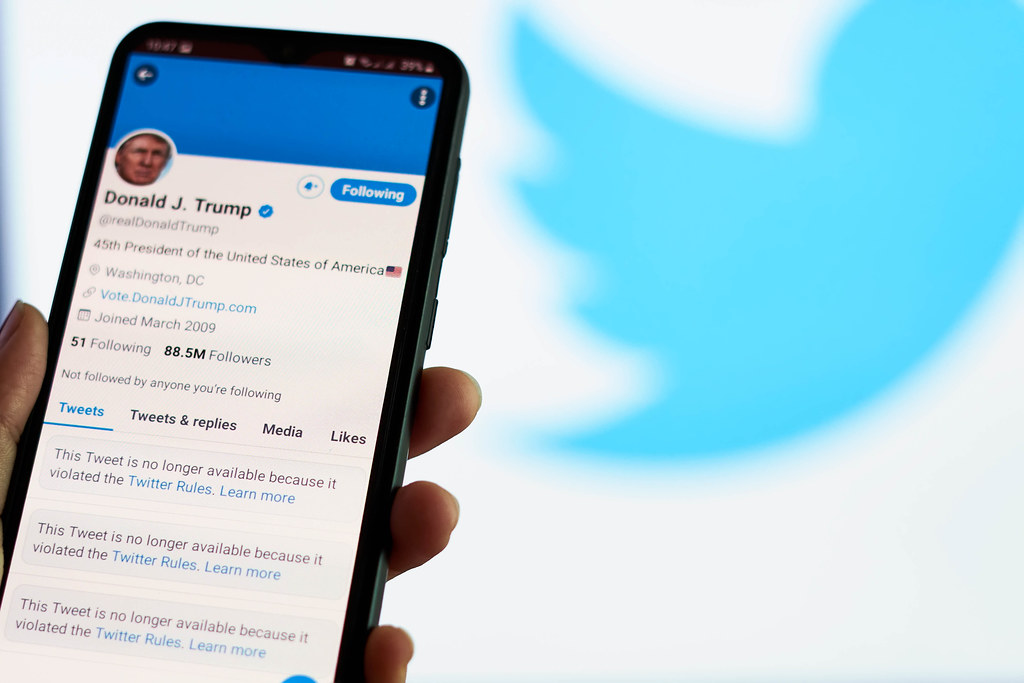 Twitter ban trump
