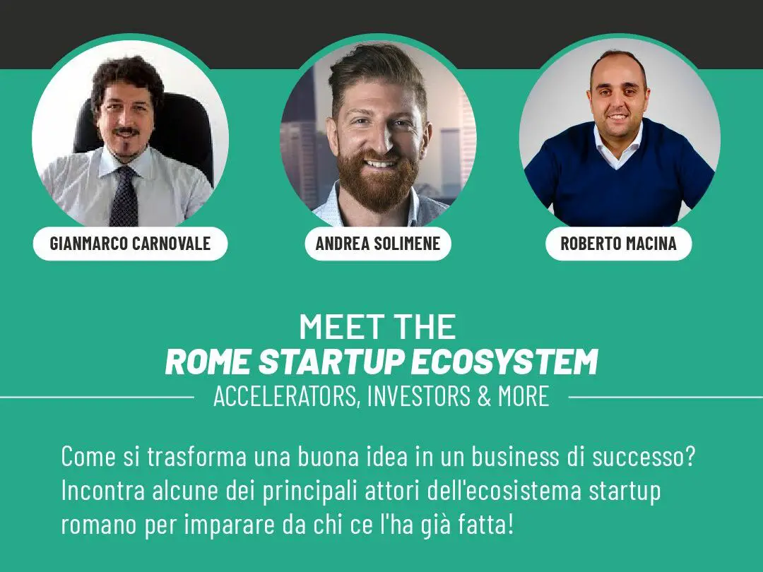 meet the rome startup ecosystem evento 5 aprile ecosistema startup romano